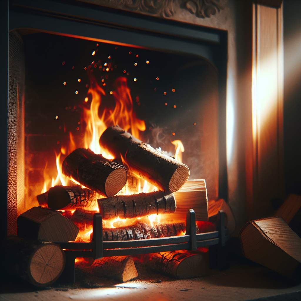 qué leña es mejor para la chimenea