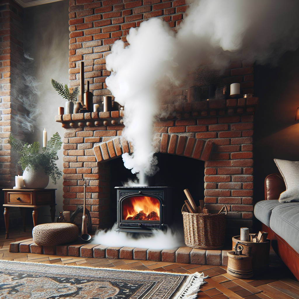 Trucos para que no salga humo de la chimenea